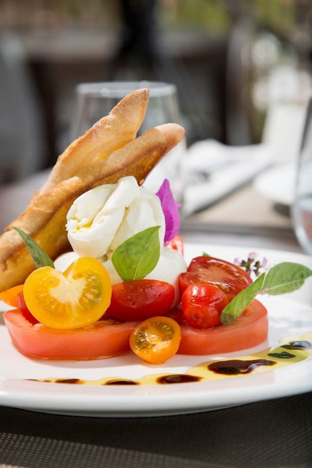 Carefully plated decadent tomato by Chef Jean-Georges - Photo courtesy from Eden