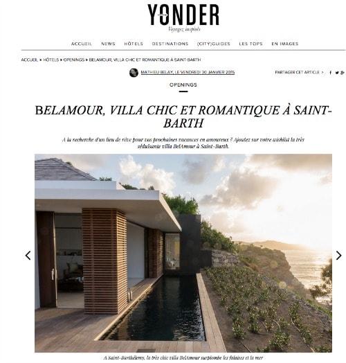 yonder saint barth villa belamour