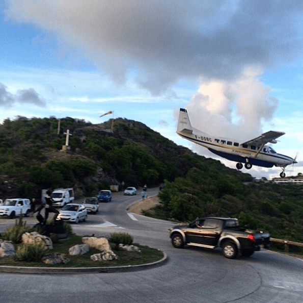 Top 7 St Barts Airport Landing Photos from Instagram 2 Instagram_x8y8