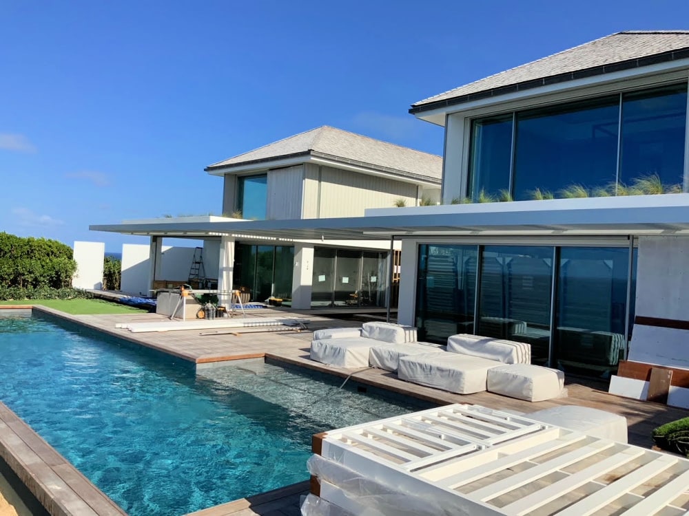 villa domingue st barths master bedroom pointe milou facade 1