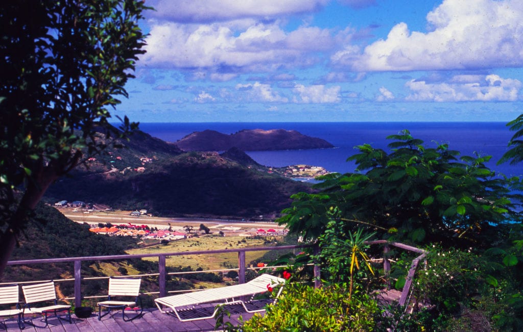 Vintage St Barths Photos from 1989 by Sue Auclair 3 View of St Barth airport, 1989. Photo by Sue Auclair